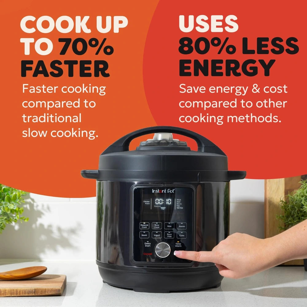 Instant Pot Duo Plus with Whisperquiet Multi Cooker 5.7 Litre - Black | 112-3079-01-UK