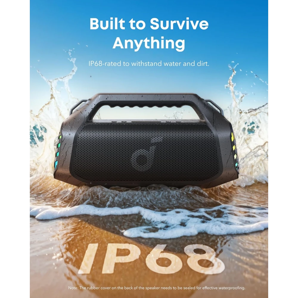 Soundcore Boom 2 Pro 2.1 Portable Wireless Bluetooth Speaker 140W - Black | A3134A11