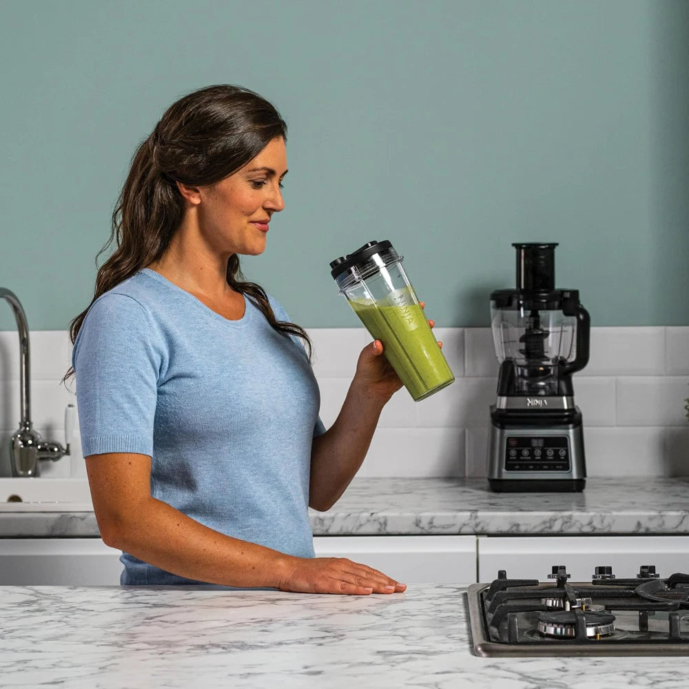 Ninja 3-in-1 Food Processor and Blender with Auto-IQ | BN800UK