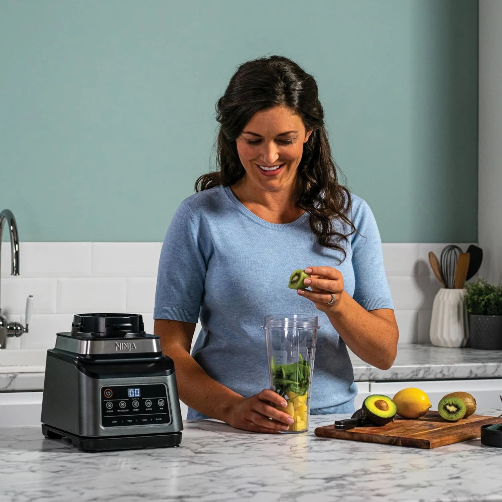 Ninja 3-in-1 Food Processor and Blender with Auto-IQ | BN800UK