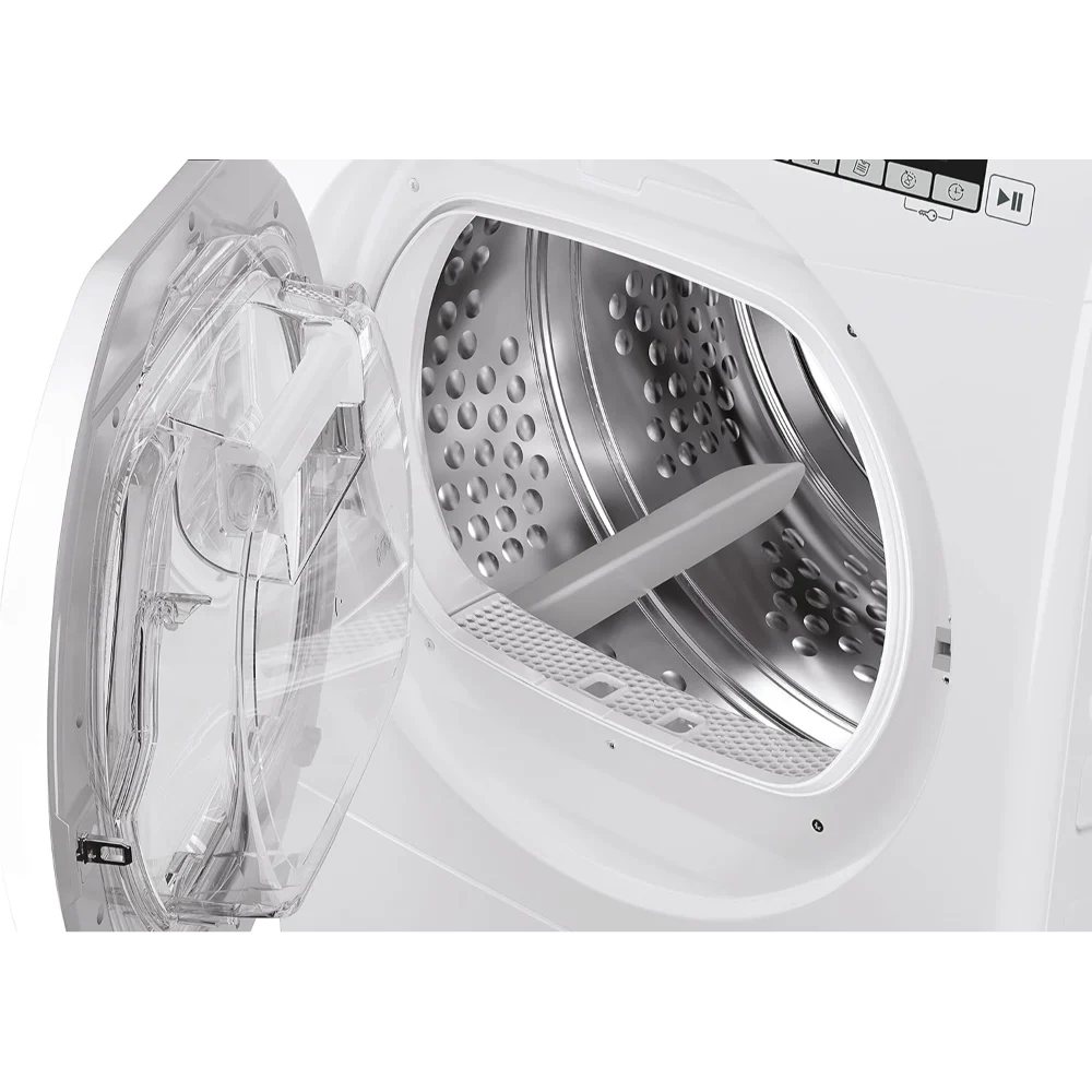 Hoover 8kg Heat Pump Tumble Dryer - White | HLEH8A2DE-80