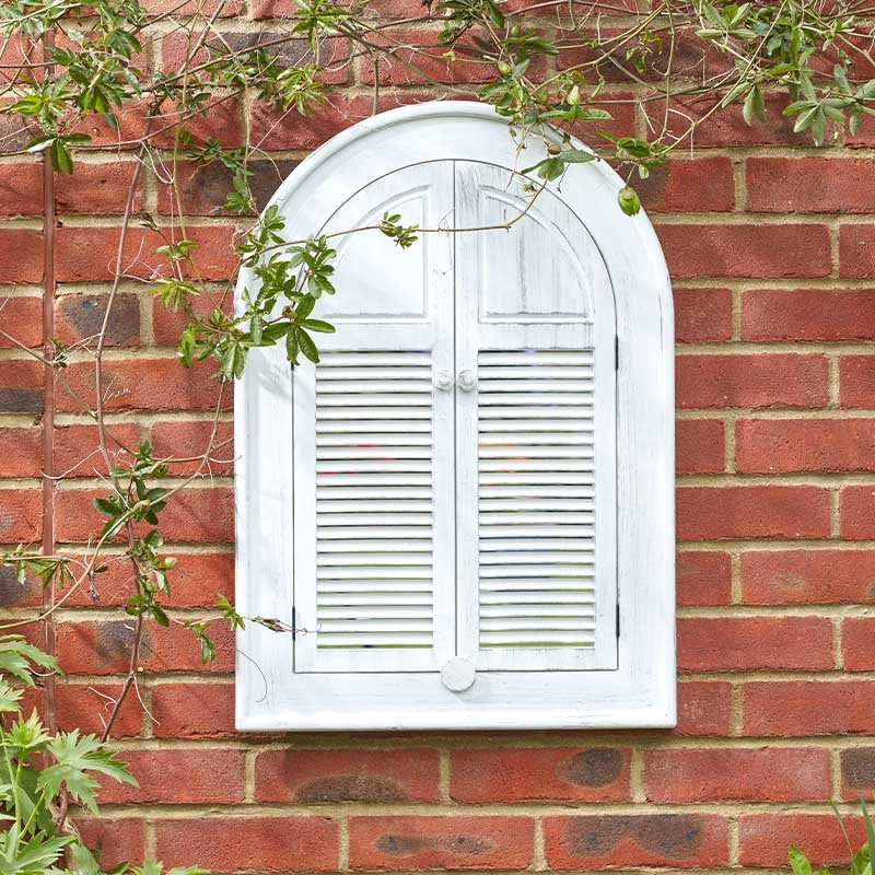 Smart Garden Louvre Home and Garden Mirror - Silver | 5085140