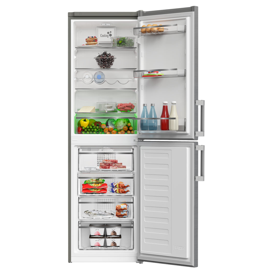 Blomberg 182.4cm 50/50 Frost Free Fridge Freezer - Stainless Steel | KGM4574VPS