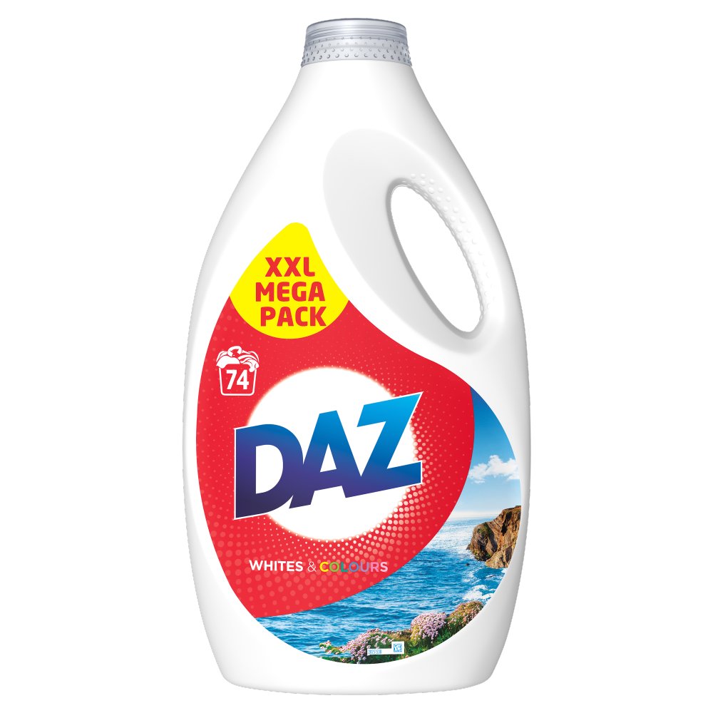 Daz Universal Whites and Colours Liquid Detergent 74 Wash - 2.442 Litre