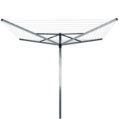 Brabantia 50m 4 arm Topspinner Rotary Clothes Line with Soil Spear