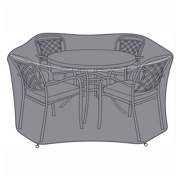 Hartman 4 Seat Round Dining Set Cover | Weatherproof Cover