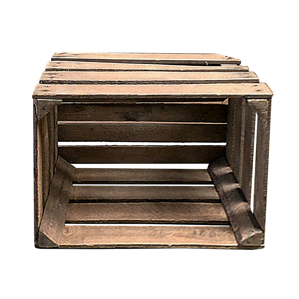 Kaemingk Wooden Fruit Crate 50cm x 40cm x 30cm ( Apple Crate) - Natural | 862581