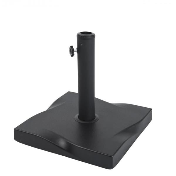 Concrete Parasol Base 20kg - Black | Garden Umbrella Base