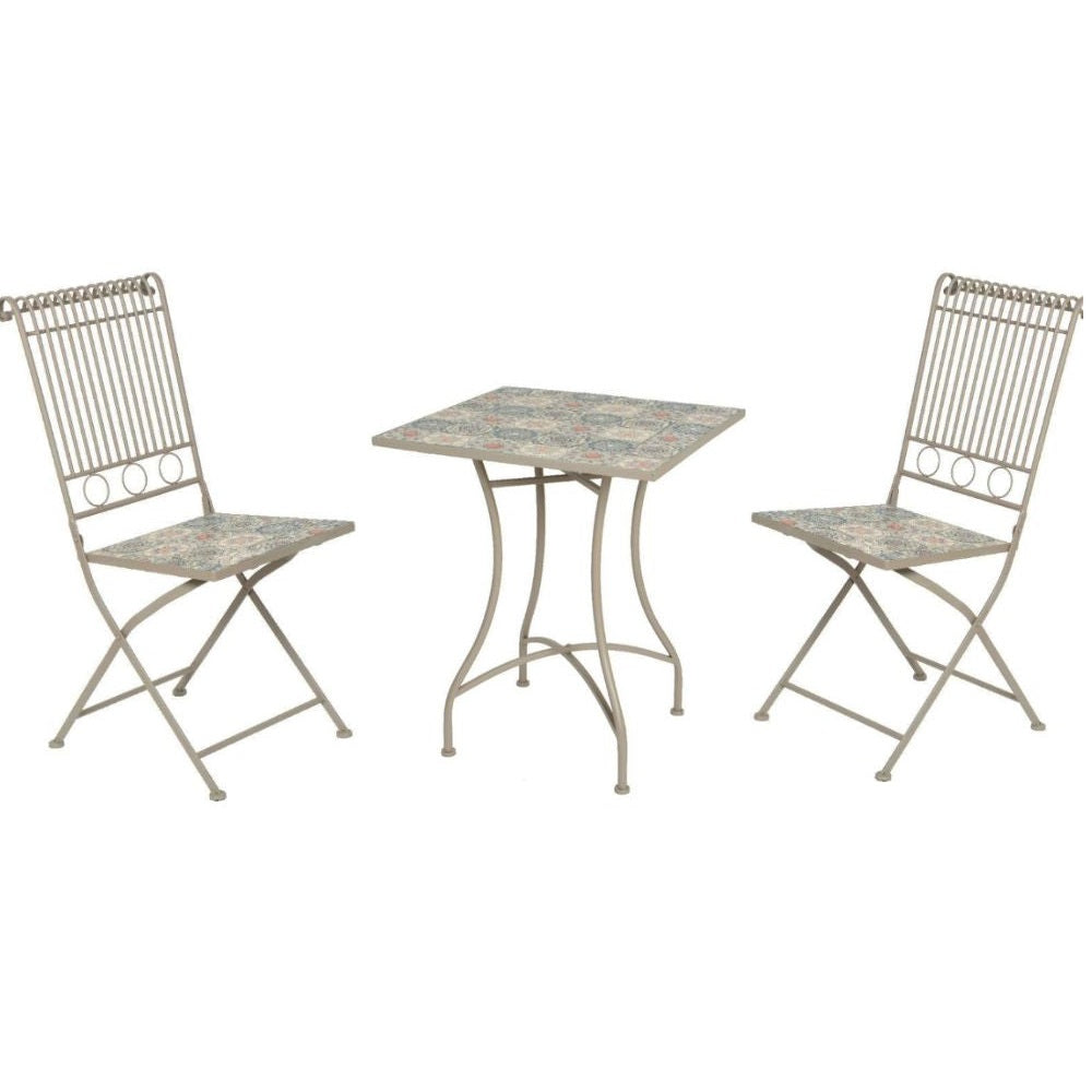 Kaemingk Seville Mosaic 3 Piece Bistro Garden Set | 241464