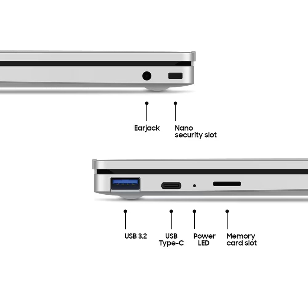 Samsung Galaxy 11.6" Chromebook Go 64GB - Silver | XE310XDA-KA1UK