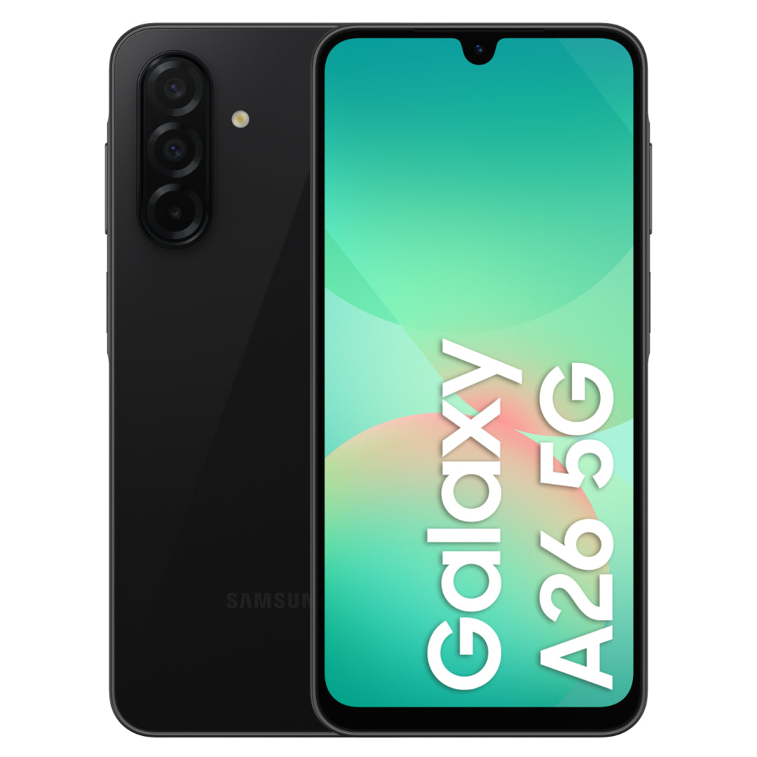 Samsung Galaxy A26 Sim Free Mobile Phone 5G 256GB - Black | SM-A266BZKCEUB