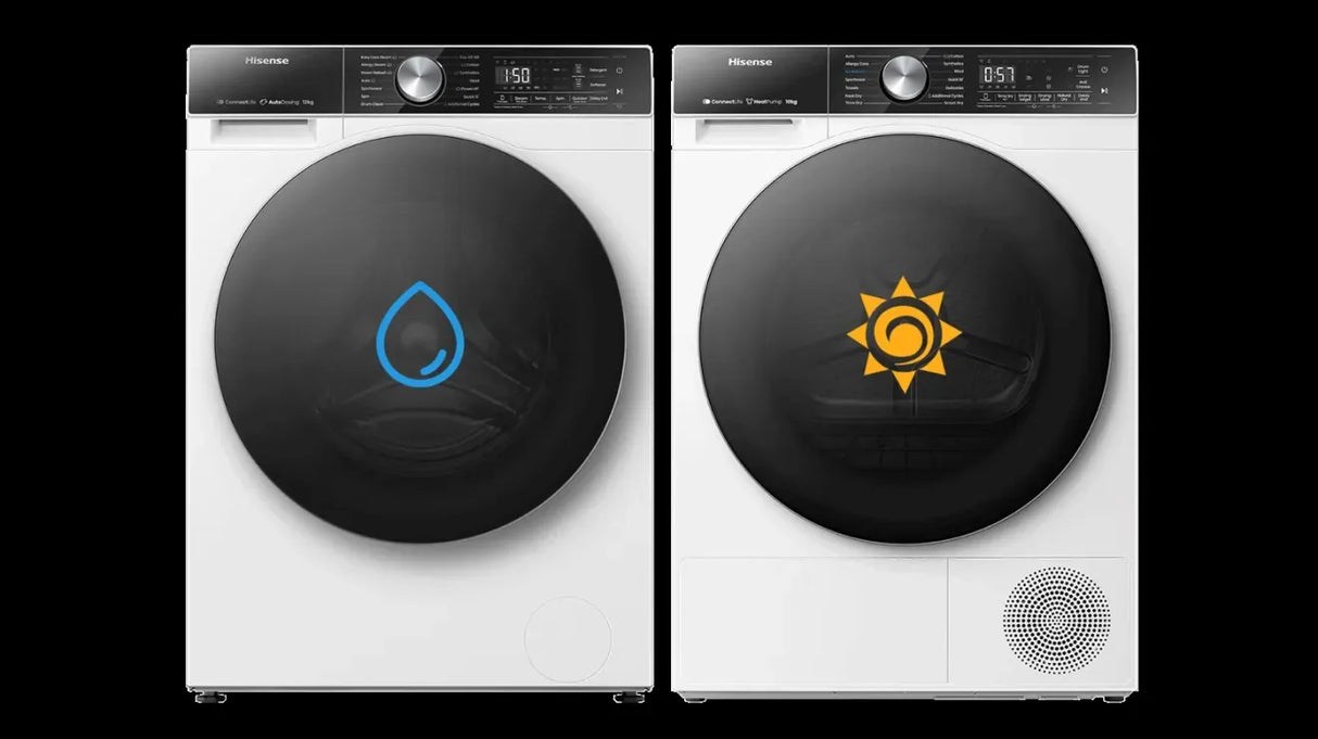 Hisense 10.5kg Wash / 6kg Dry Autodose Washer Dryer with Wifi - White | WD5S1045BW