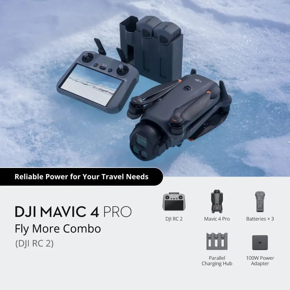 DJI Mavic 4 Pro Fly More Combo (RC 2) Drone | CP.MA.00000848.01