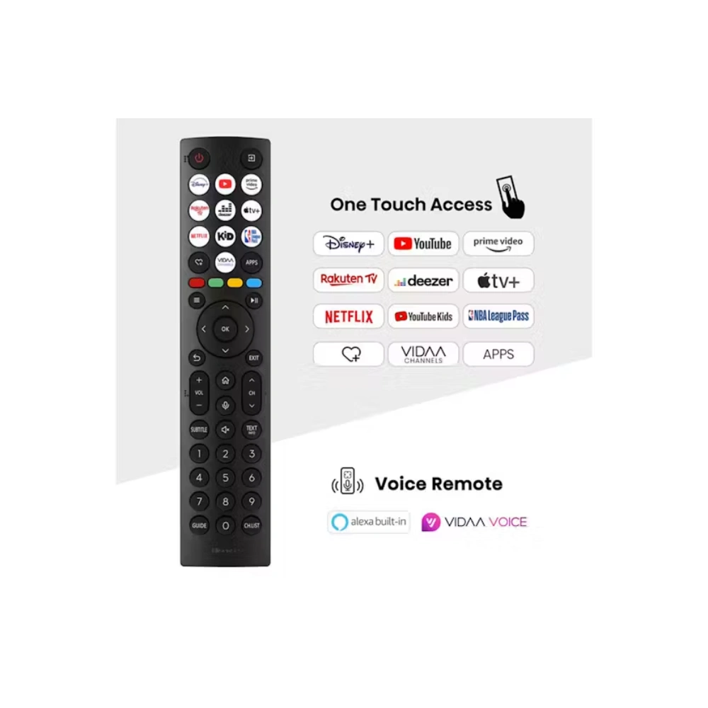 Hisense E7N Pro 55 Inch 4K Smart TV - Black and Dark Grey | 55E71NQPRO
