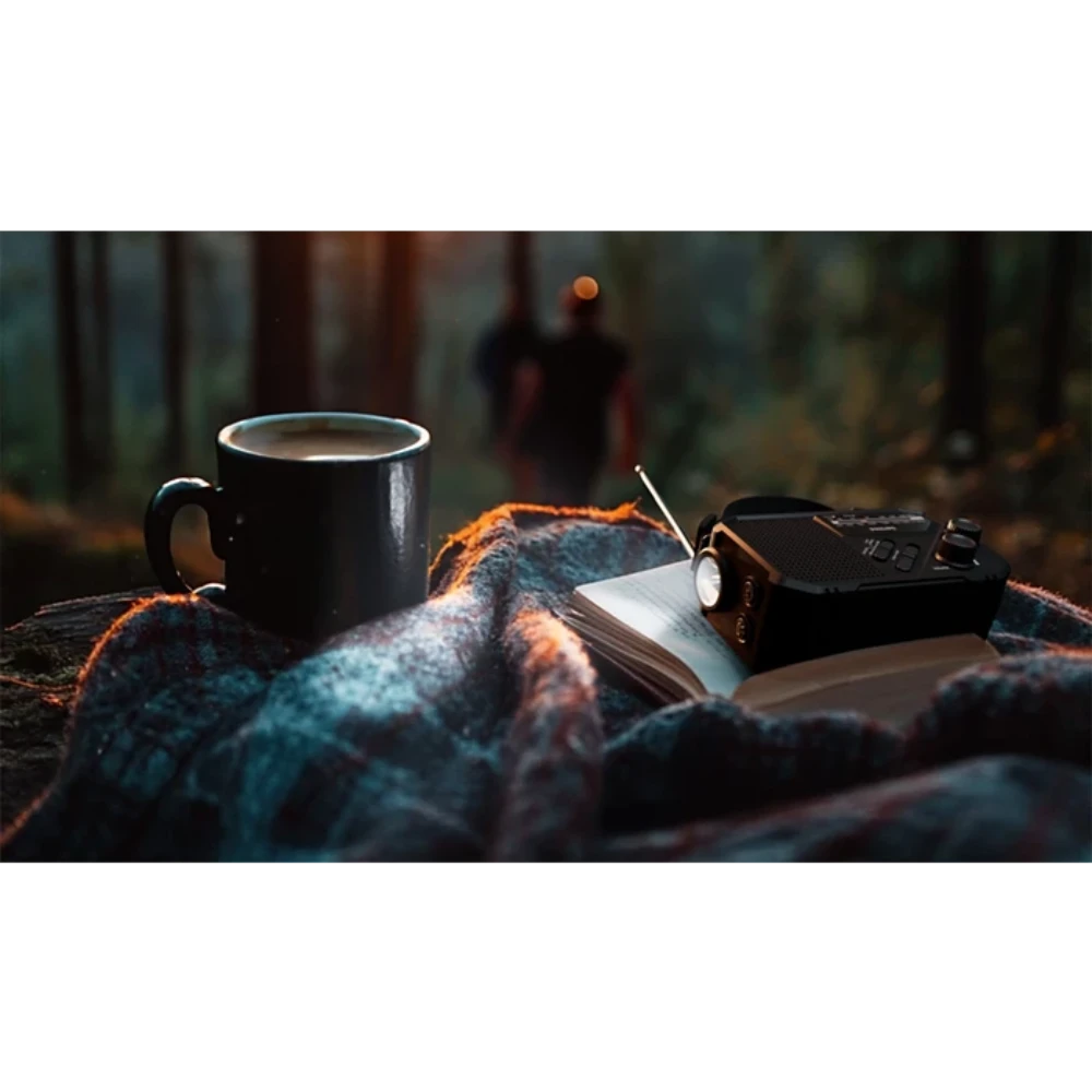 Philips Emergency Portable FM / AM Radio with Torch and Solar Pane and Hand Crank l - TAR1609/00