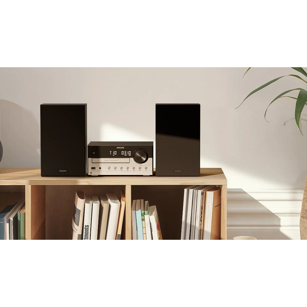 Philips Hi-Fi FM CD Bluetooth Speaker System - Black | TAM4205M2-12