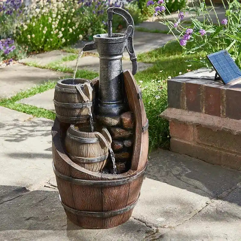 Smart Garden Water Feature Whiskey Barrels Cascade | 1180007