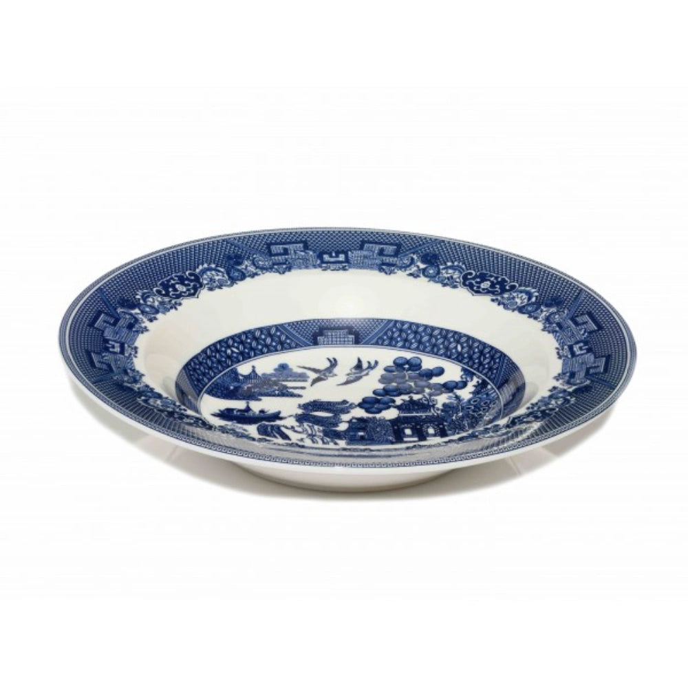 Dunlevy Blue Willow Soup Plate 22cm | DE2011
