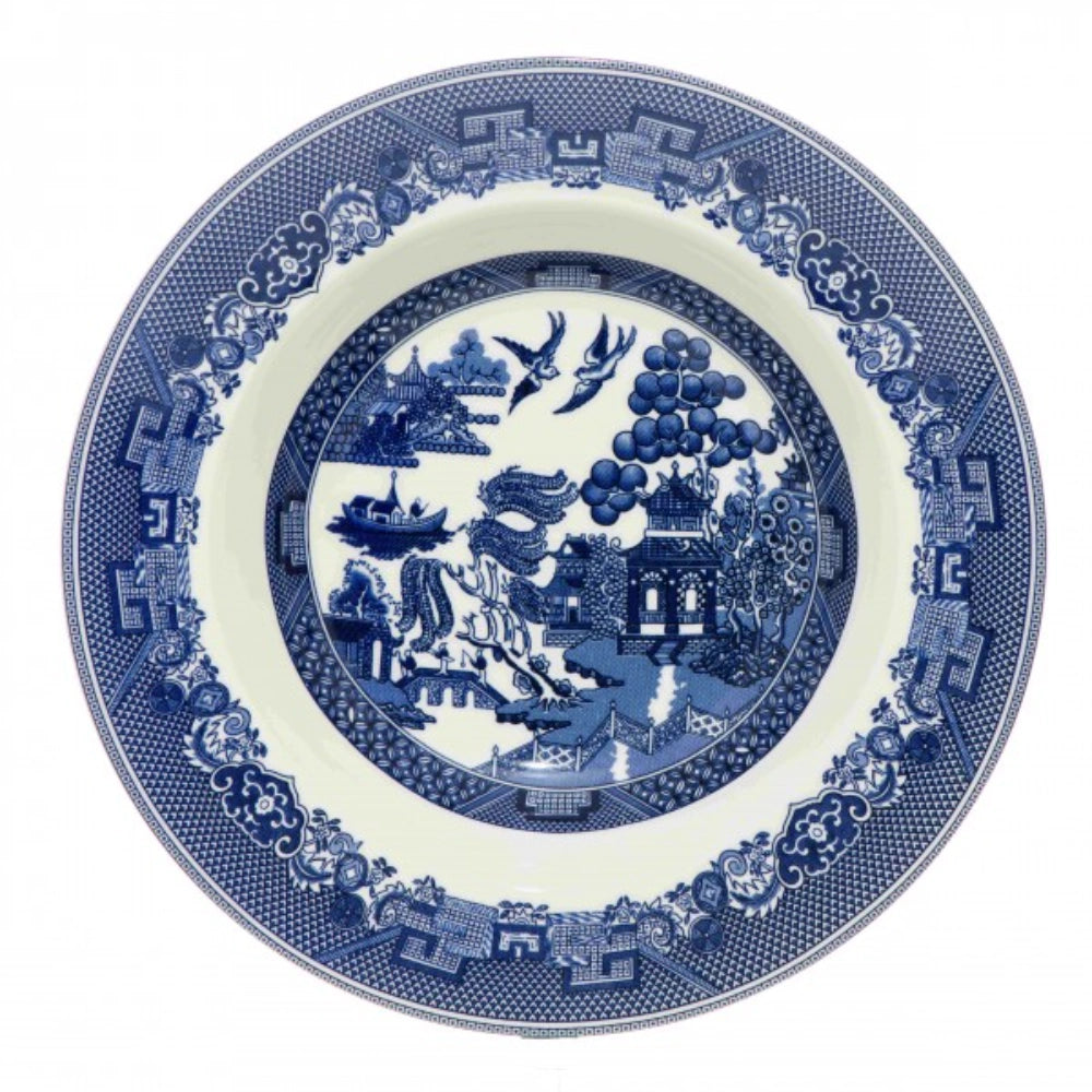 Dunlevy Blue Willow Soup Plate 22cm