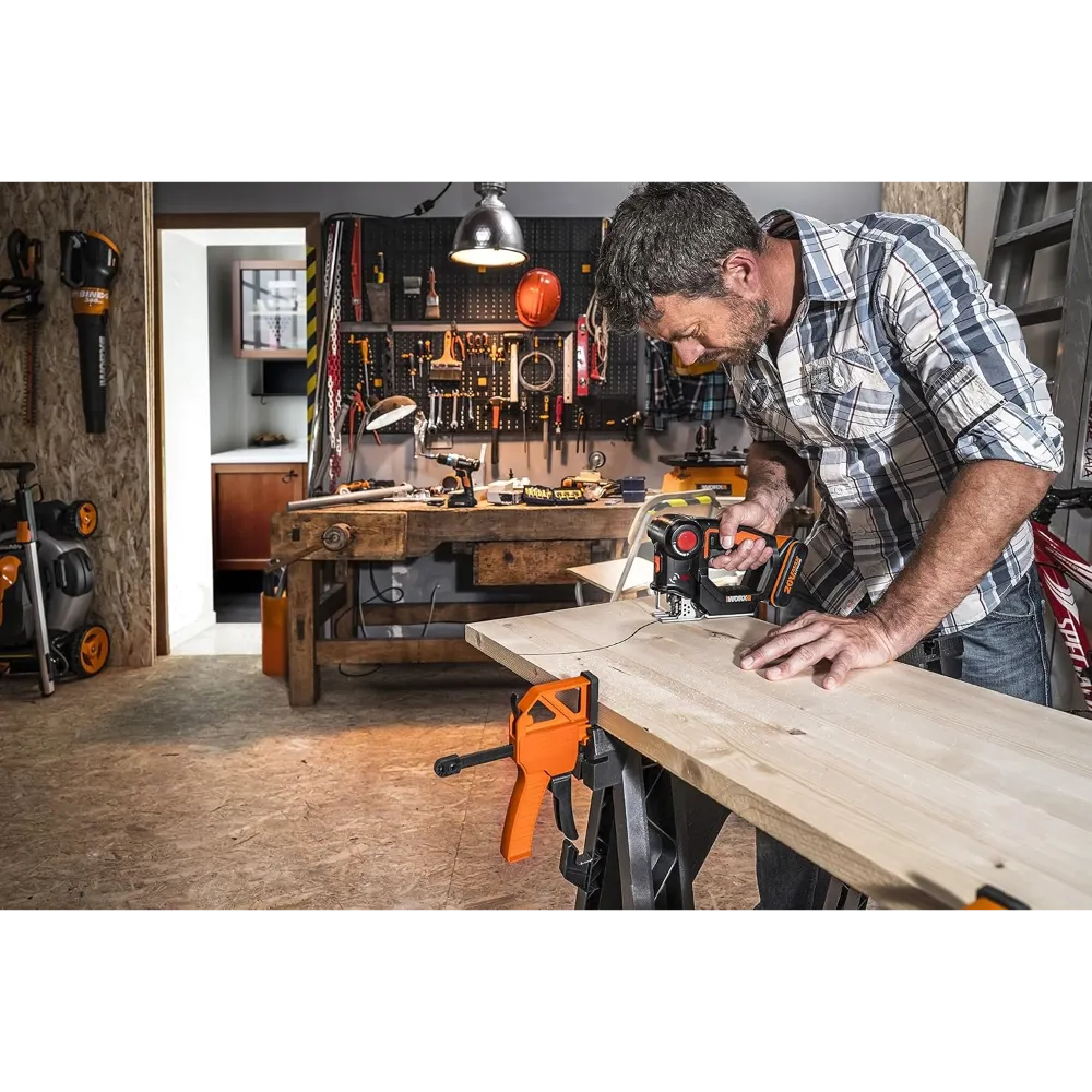 Worx Cordless 2 in 1 Axis Jigsaw / Reciprocating Saw 20v Kit | WX550.2
