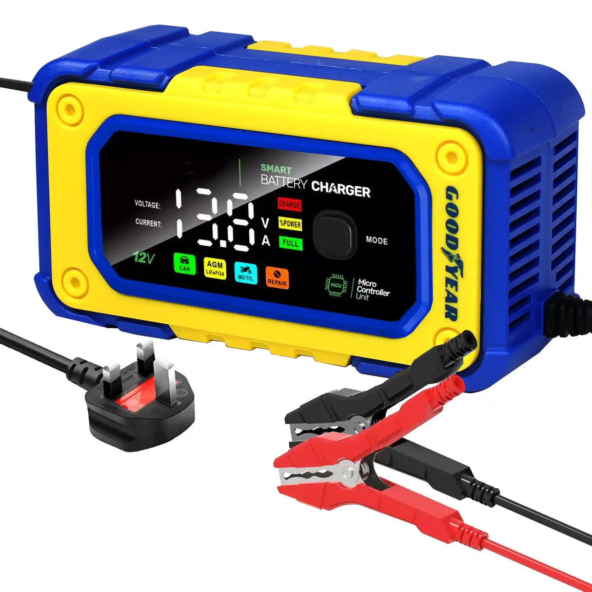 Goodyear 12v 7amp Smart Battery Starter | DEKT901041