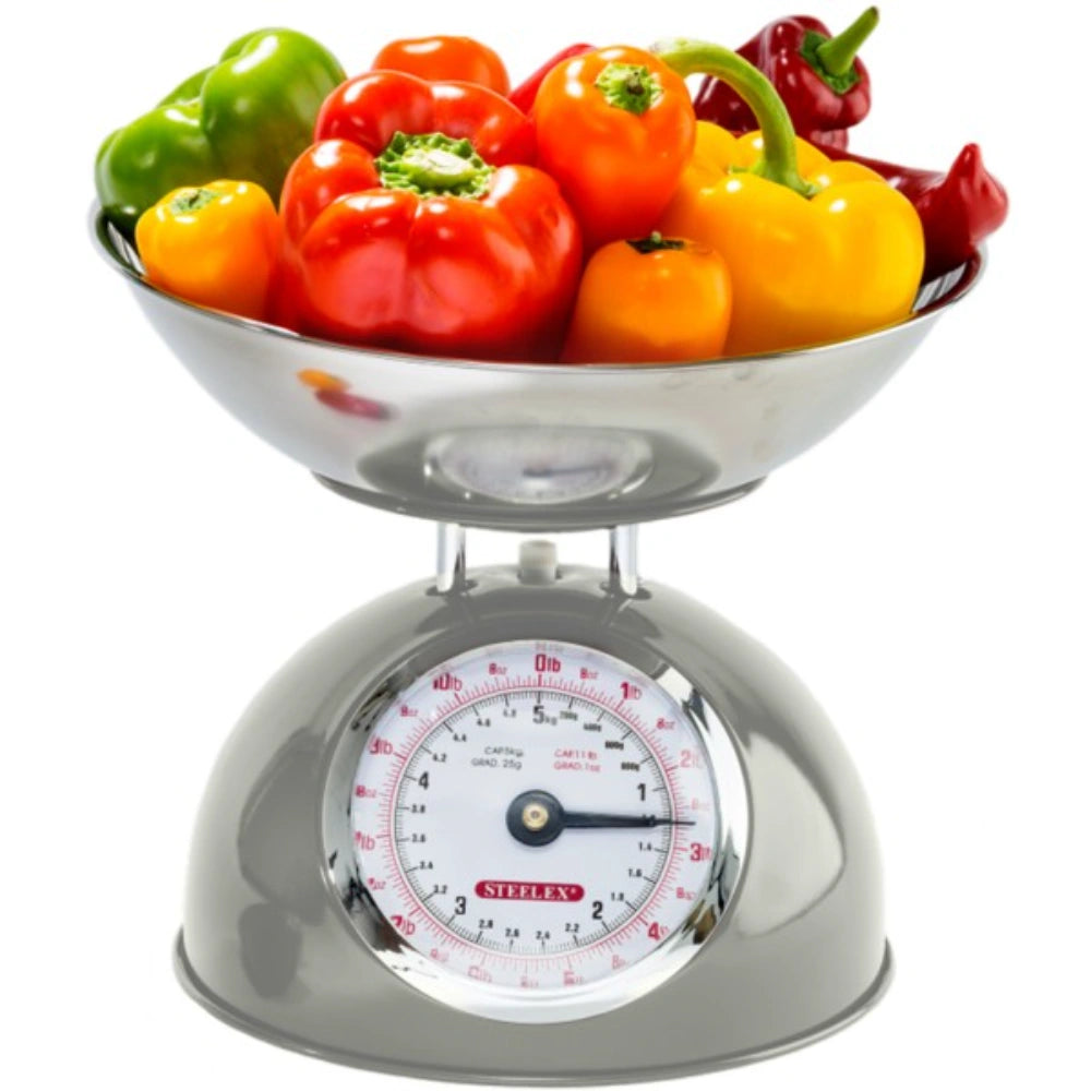 Steelex Metal Kitchen Scales - Sage Green | SC1005GN