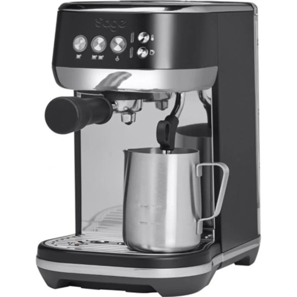 Sage Bambino Plus Espresso Coffee Machine - Black Truffle | SES500BTR4GUK1