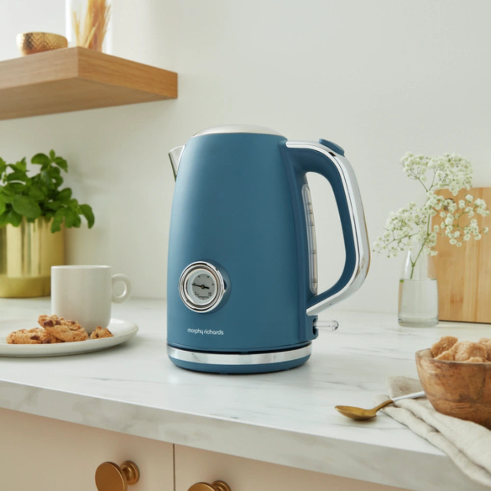 Morphy Richards 1.7 Litre Boutique Kettle - Thunder Blue | 980598
