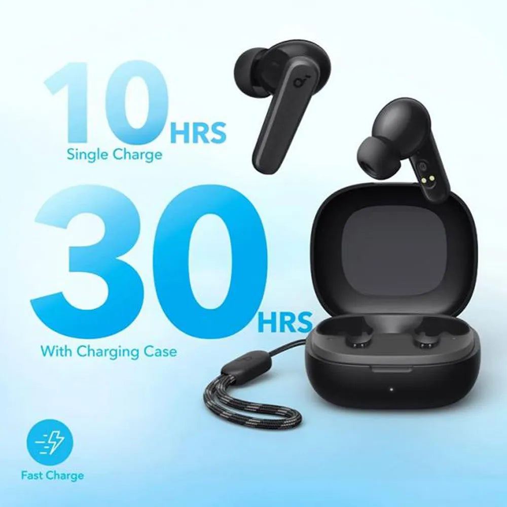 Soundcore R50 True Wireless Bluetooth Noise Cancelling Earbuds - Black | A3949G12