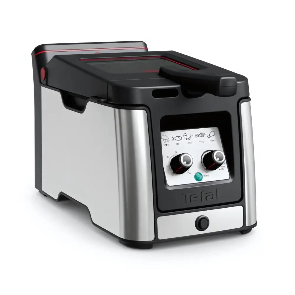 Tefal Clear Duo 3.5 Litre Deep Fryer - Stainless Steel | FR600DGO