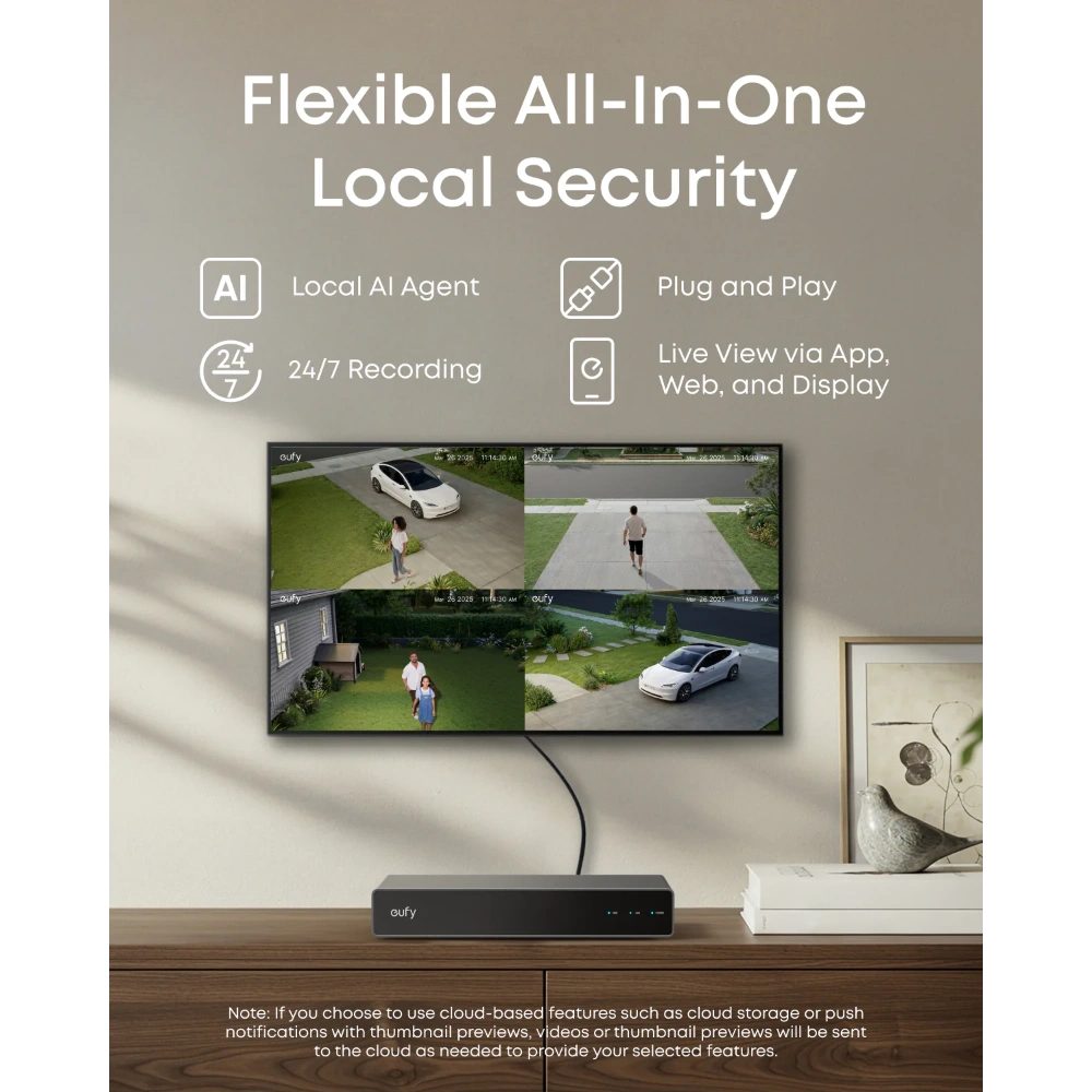 Eufy NVR Security System S4 Max with 4 Cameras | E8E00321