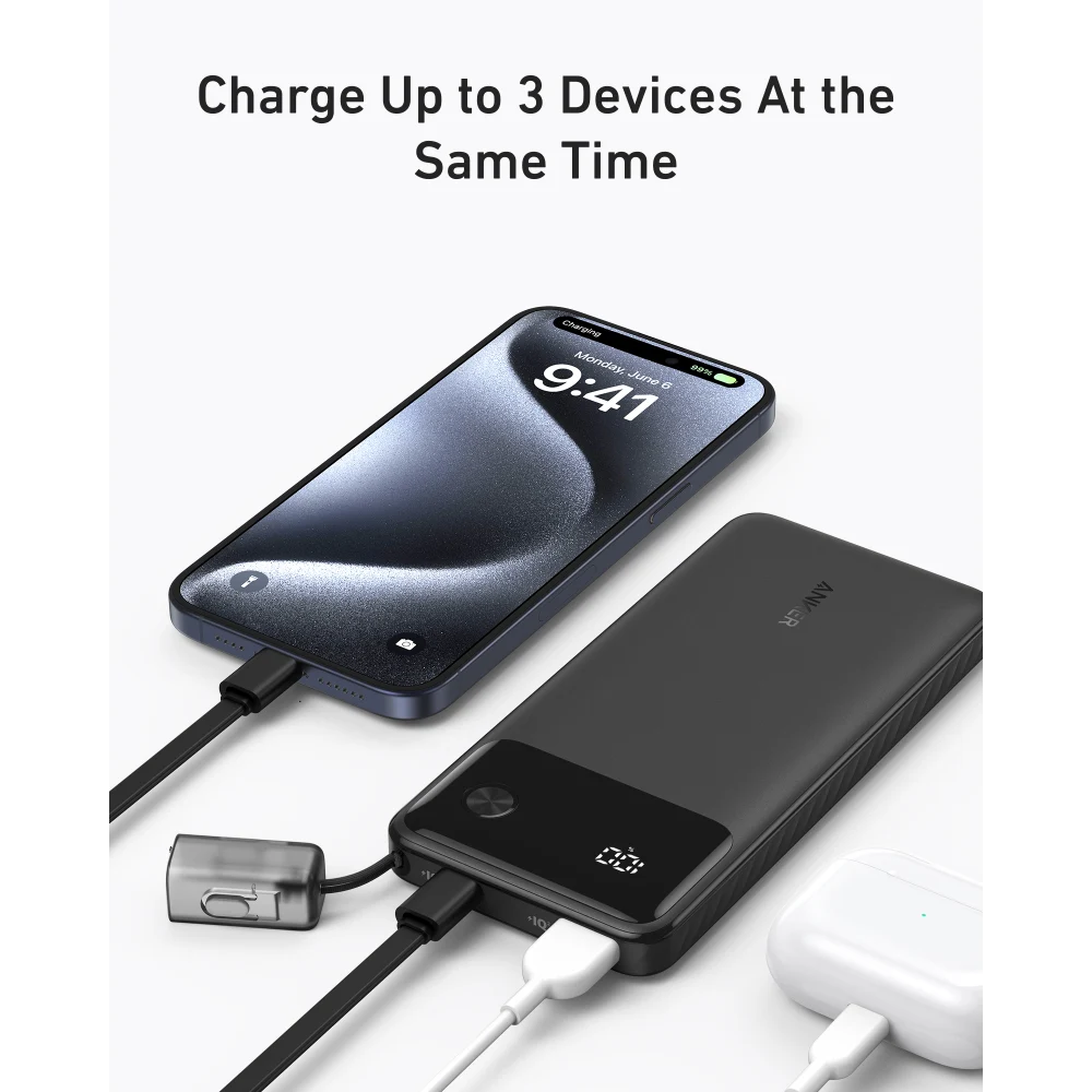 Anker Power Bank 22.5W 10,000mah - Black | A1388H11