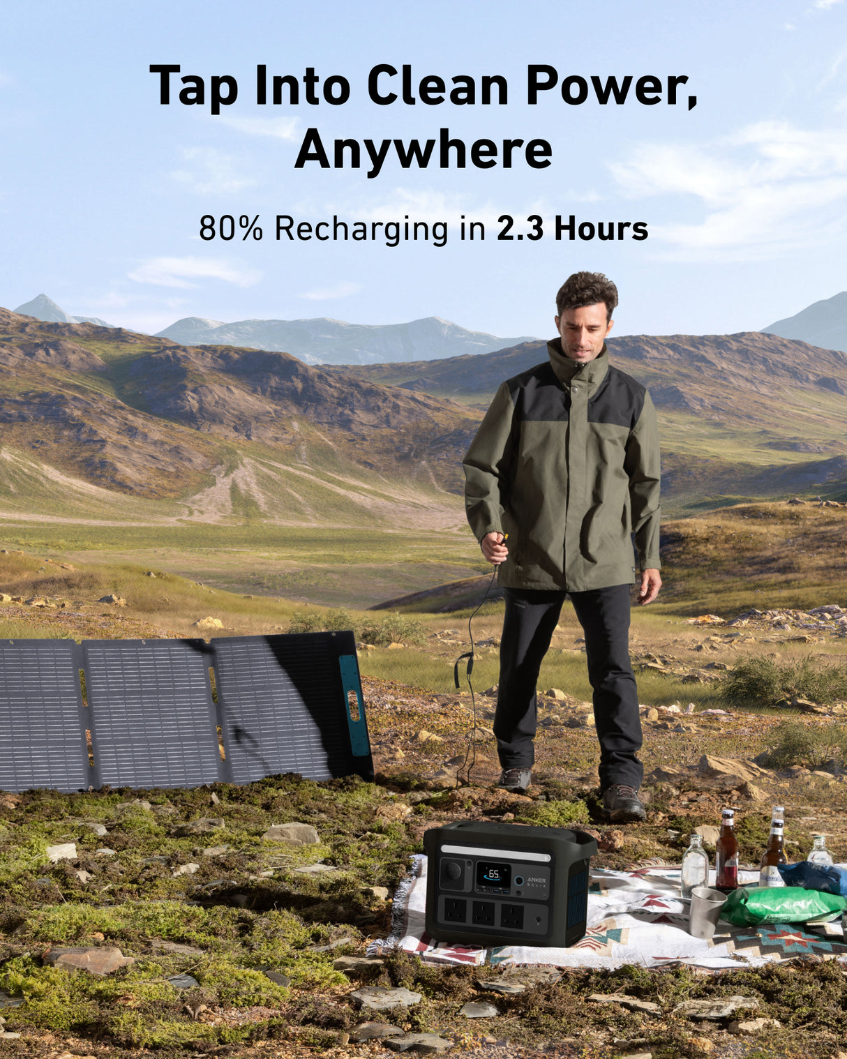 Anker Solix C800X Plus 768wh Portable Power Station Generator Powerbank | A1755211