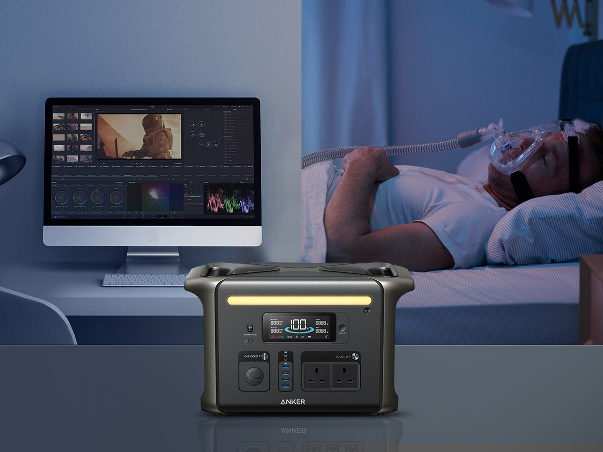 Anker SOLIX F1500 Portable Power Station ( Backup Battery ) - 1536Wh 1800W | A1772211