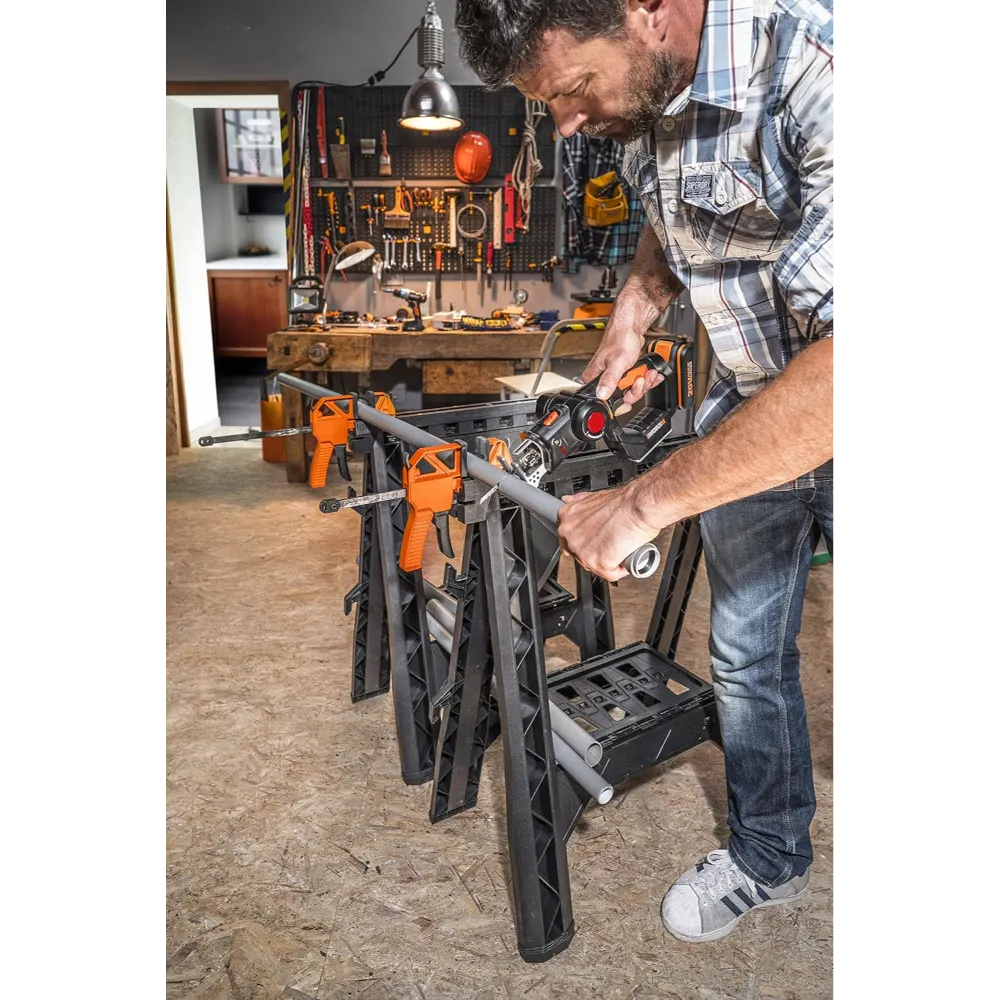 Worx Cordless 2 in 1 Axis Jigsaw / Reciprocating Saw 20v Kit | WX550.2