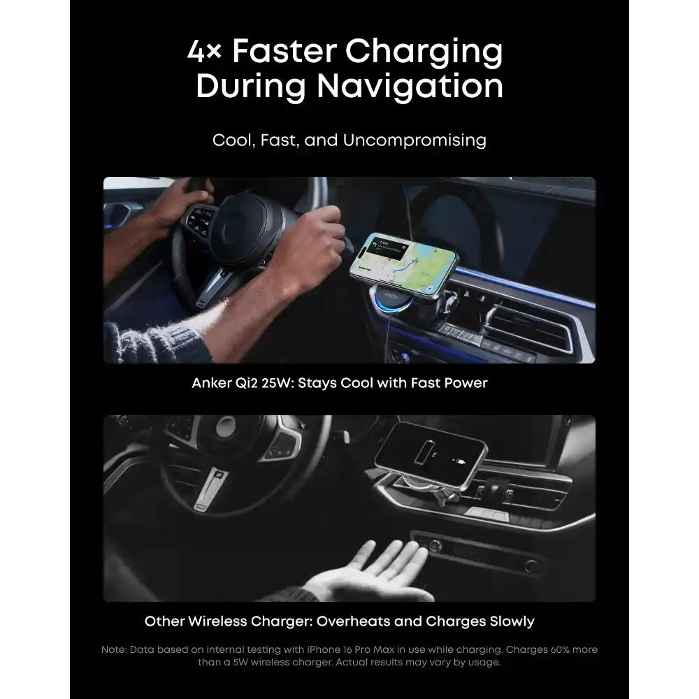 Anker Prime Wireless Car Charger ( MagGo, AirCool, Pad ) - Black | B2933H11