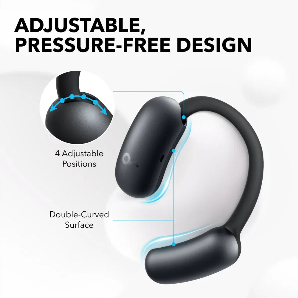 Soundcore Aerofit 2 True Wireless Noise Cancelling Earphones - Black | A3874G11