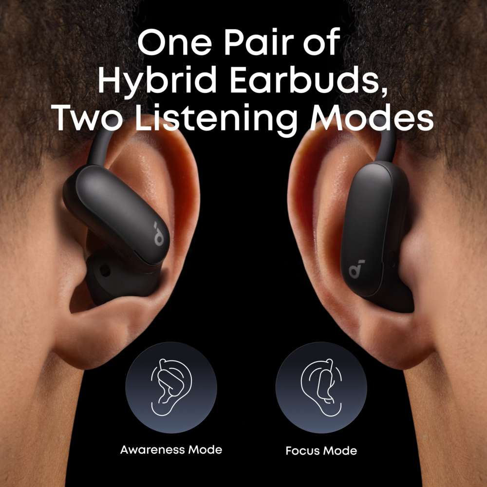 Soundcore Aerofit 2 Pro True Wireless Noise Cancelling Earphones - Black | A3875G11