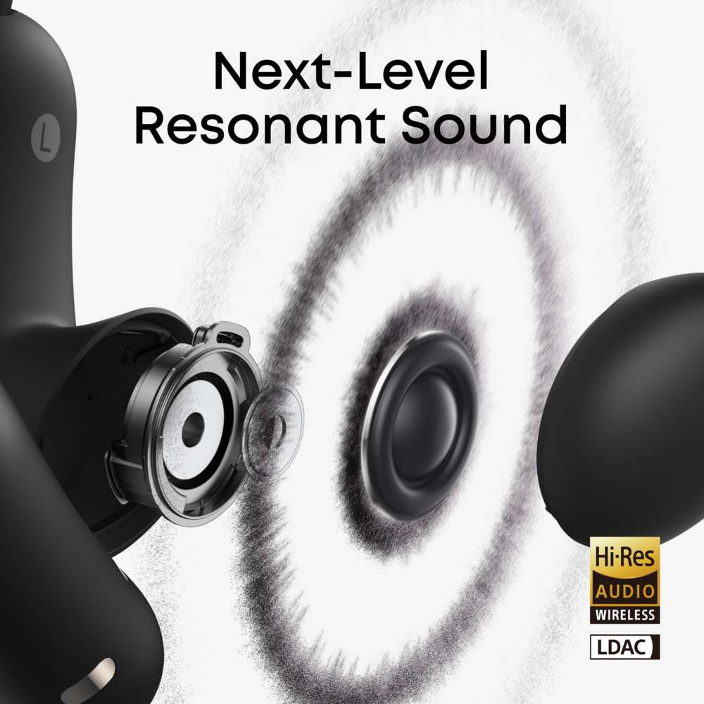 Soundcore Aerofit 2 Pro True Wireless Noise Cancelling Earphones - Black | A3875G11
