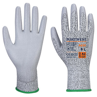 Portwest A620 LR Cut PU Palm Glove - Grey