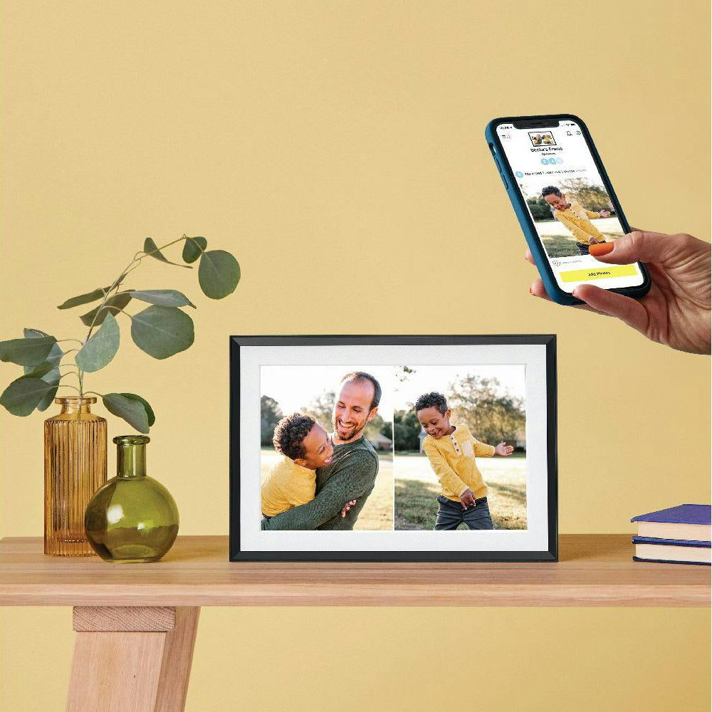 Aura Carver 10.1 Inch WiFi Digital Photo Picture Frame - Matte Black | AF905-MBLK
