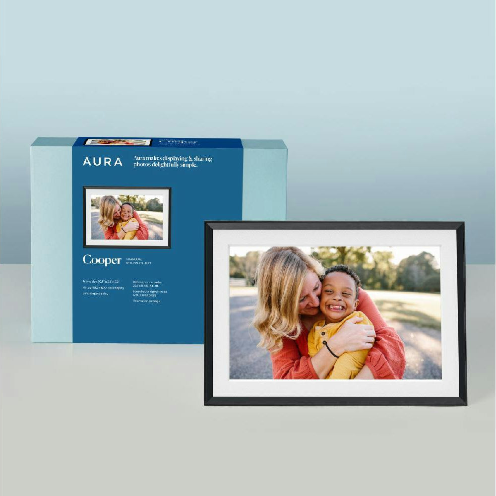 Aura Carver 10.1 Inch WiFi Digital Photo Picture Frame - Matte Black | AF905-MBLK