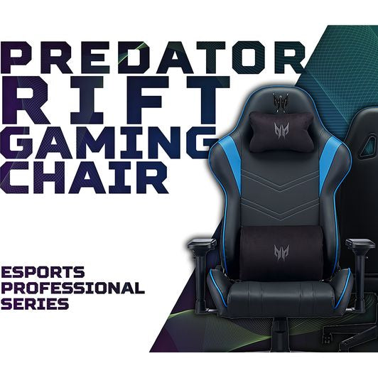 Acer Predator Gaming Chair with Lumbar Support and 4D Armrest - Black and Blue | GP.G0Z11.001