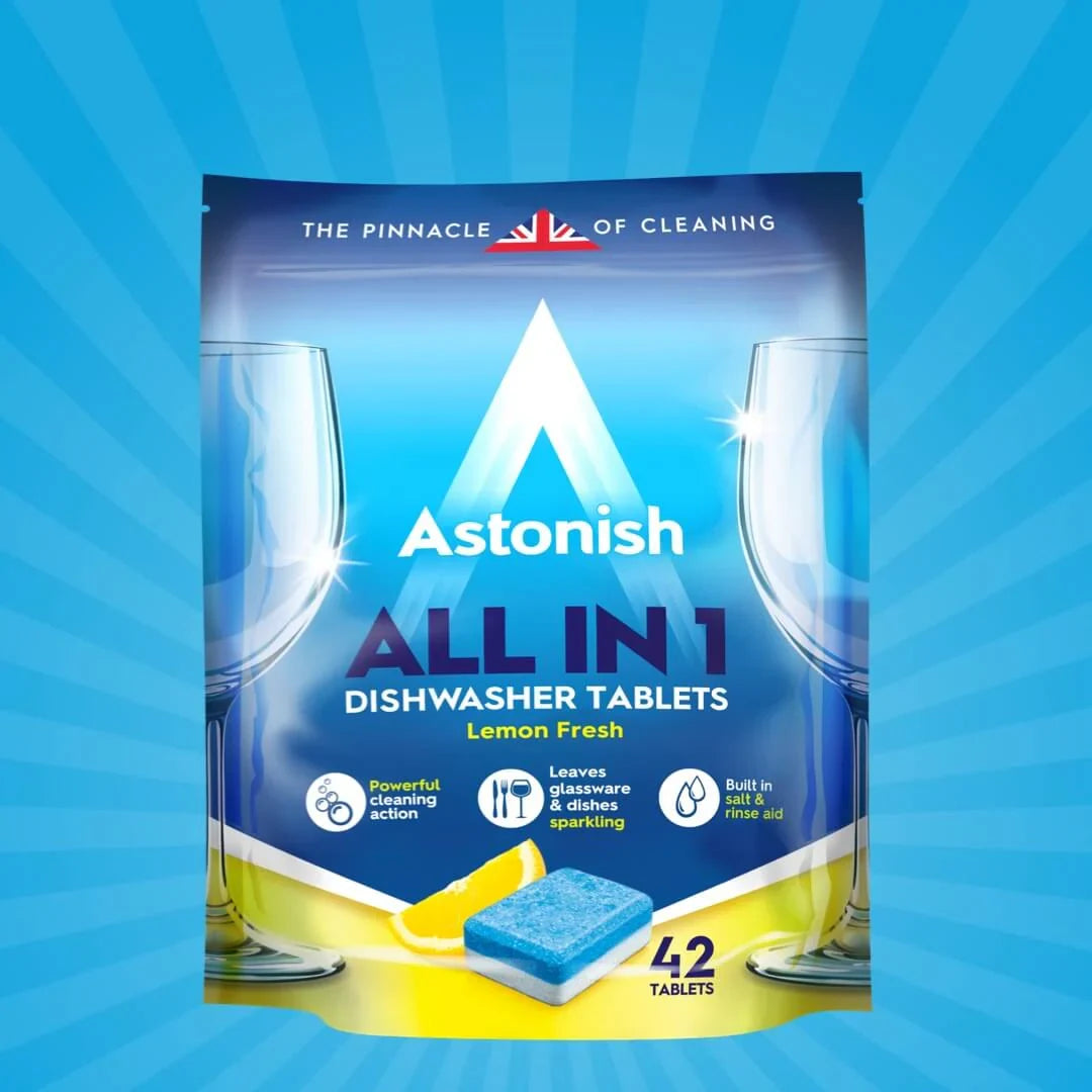 Astonish All in 1 Dishwasher Tabs Tablets Blue Pack of 42 | C2170