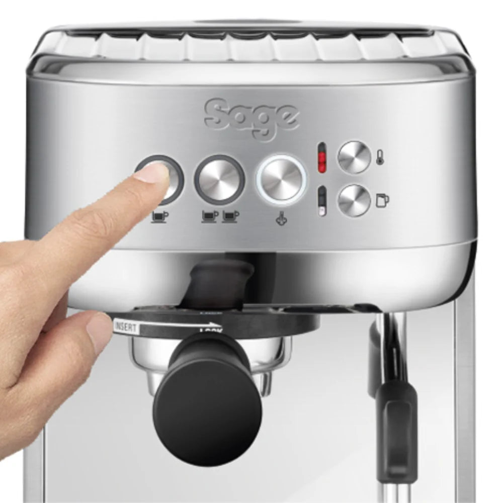 Sage The Bambino Plus Coffee Machine - Brushed Stainless Steel | SES500BSS4GUK1