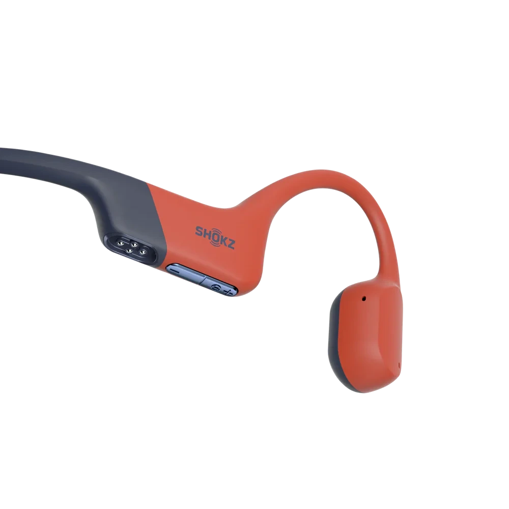 Aftershokz Shokz OpenSwim Pro Open Ear Waterproof Bluetooth Headphones - Red | 38-S711-ST-RD