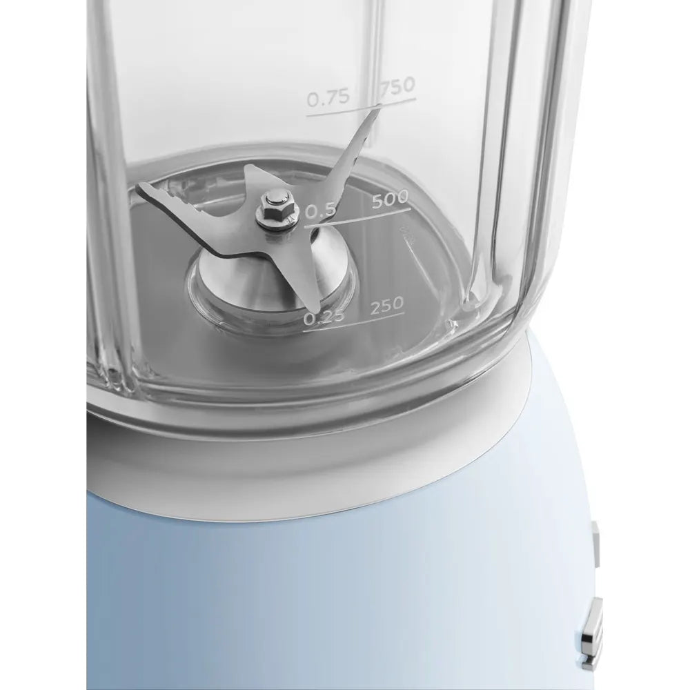 Smeg 50's Retro Food Blender - Pastel Blue | BLF03PBUK