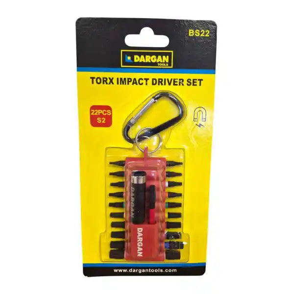 Dargan Torx Impact Driver 22 Piece Set | BS22