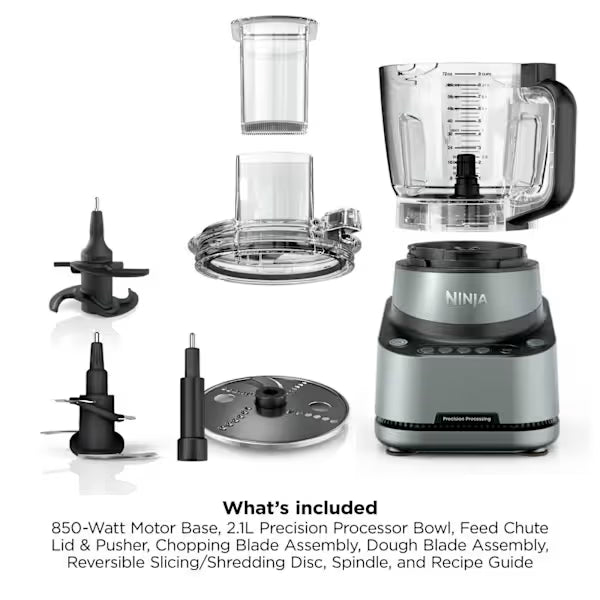Ninja PrecisionPro Food Processor - Grey | BZ651UK