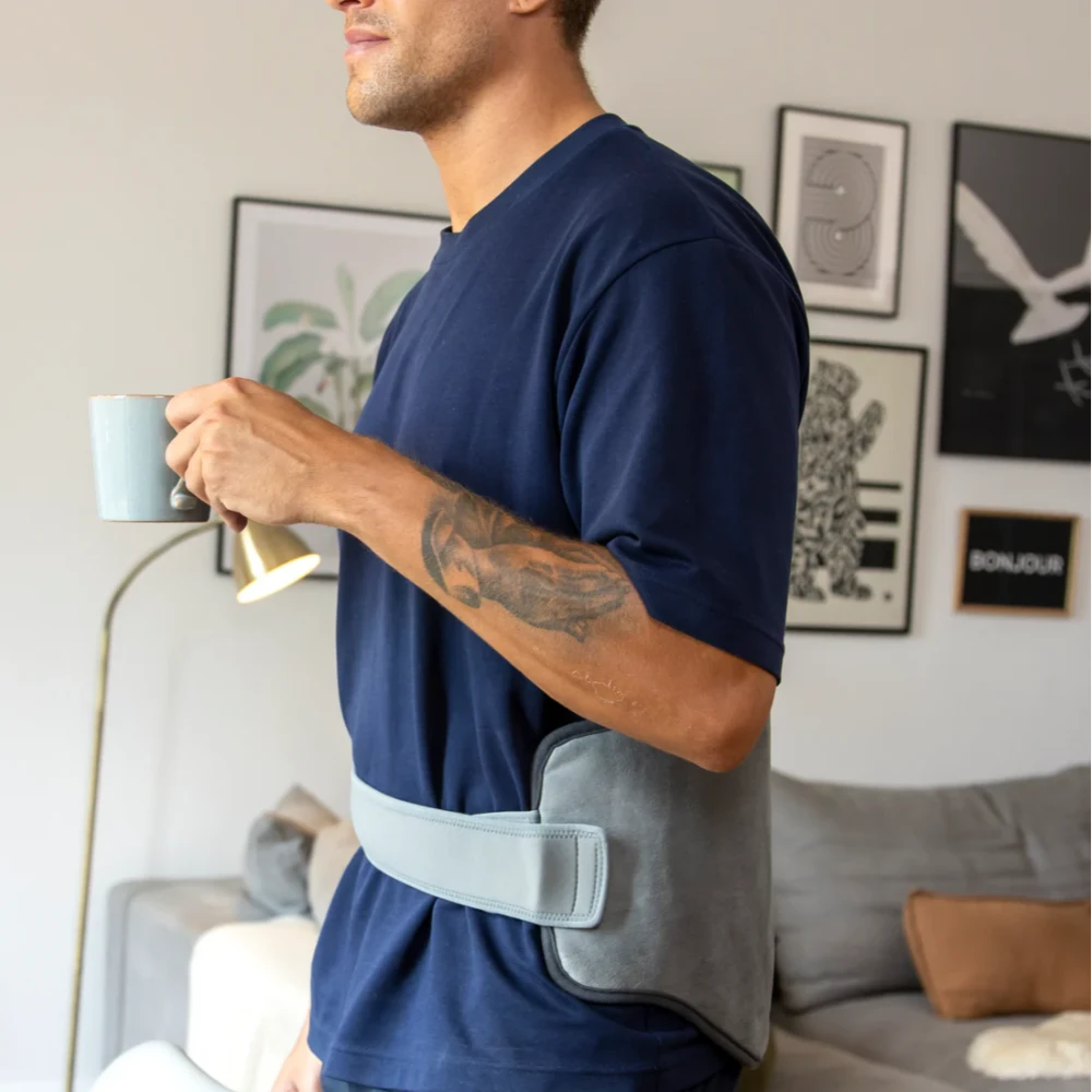 Dreamland Revive Me Lumbar Back Heat Pad - Grey | 16966